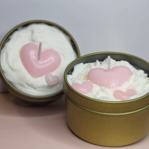 Sydänhetki tuoksukynttilä purkissa